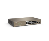 Tenda TEF1118P-16-150W Base-TX RJ45 16-portowy + Base-X SFP 1-port - 1384074 - zdjęcie 2